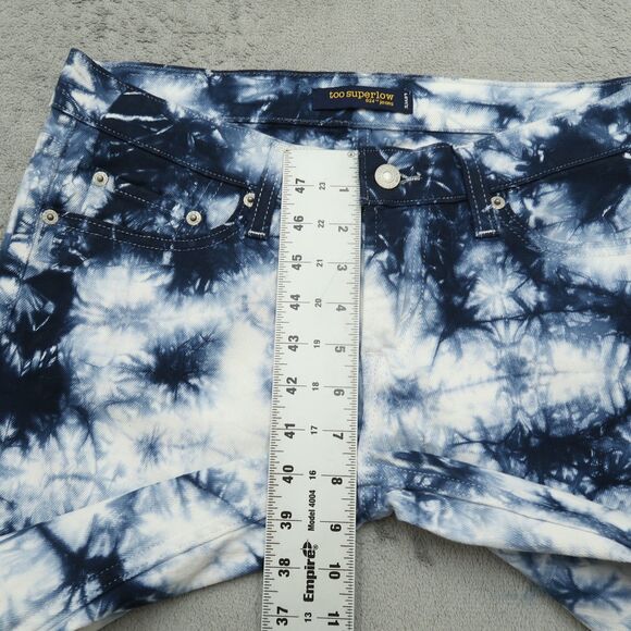 Levi's 524 Jeans Junior's Size 9M Low-Rise Superlow Straight Denim 32" Inseam - Picture 8 of 16